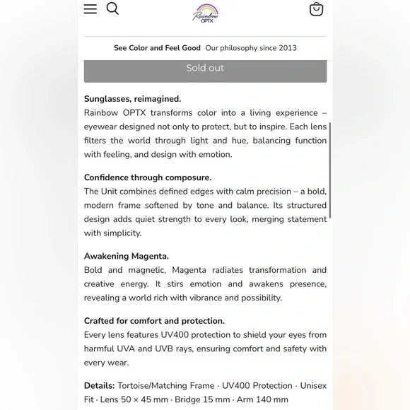 Rainbow OPTX - The Unit - Magenta Awakening - sold out online! - Picture 6 of 6